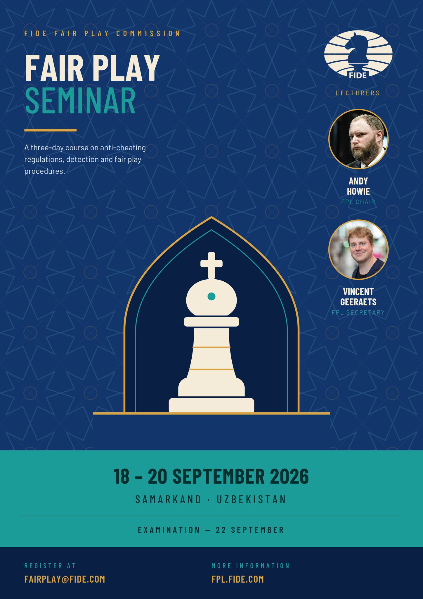 FIDE Fair Play Seminar in Samarkand, UZB